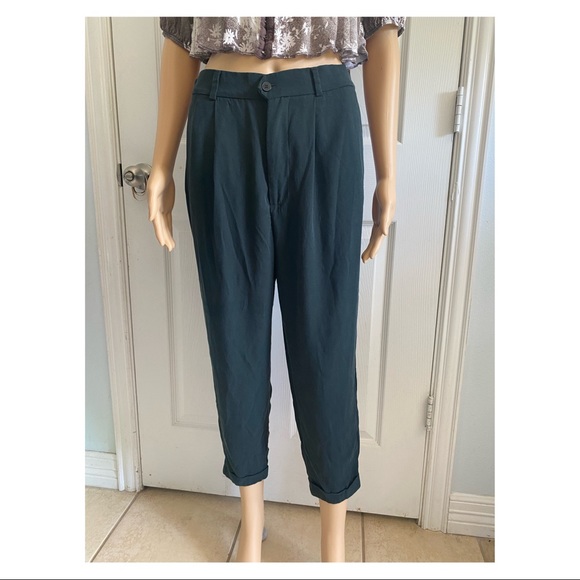 ZARA Trousers / crop pants 100% lyocell - Picture 2 of 8